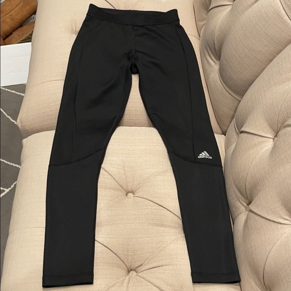 Adidas XS Training Techfit Long Black Tights - Picture 2 of 10